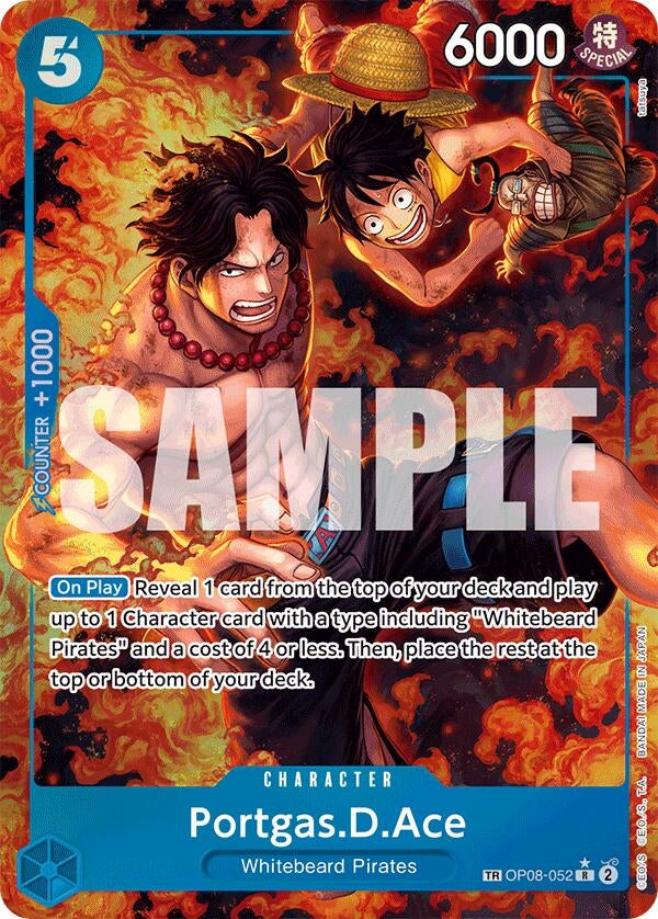 Image for Portgas.D.Ace (TR) (OP08-052) (Royal Blood) - One Piece Card Game