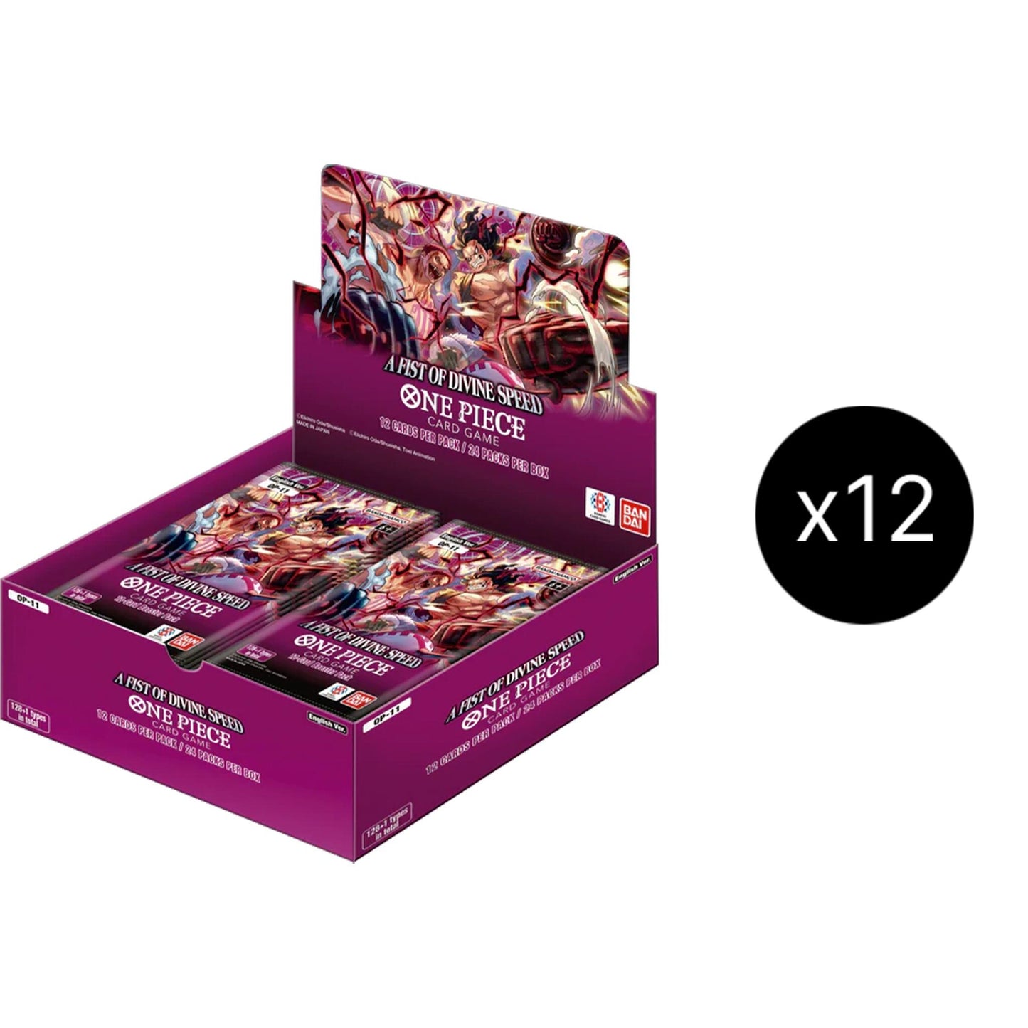 Image for A Fist of Divine Speed Booster Box Case - One Piece Card Game
