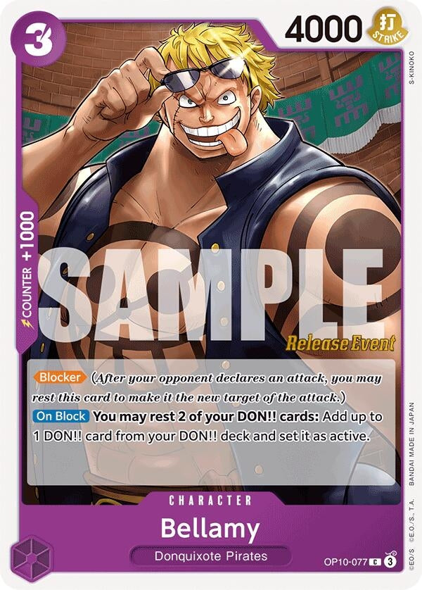 Image for Bellamy (OP10-077) (Royal Blood Release Event Cards) - One Piece Card Game