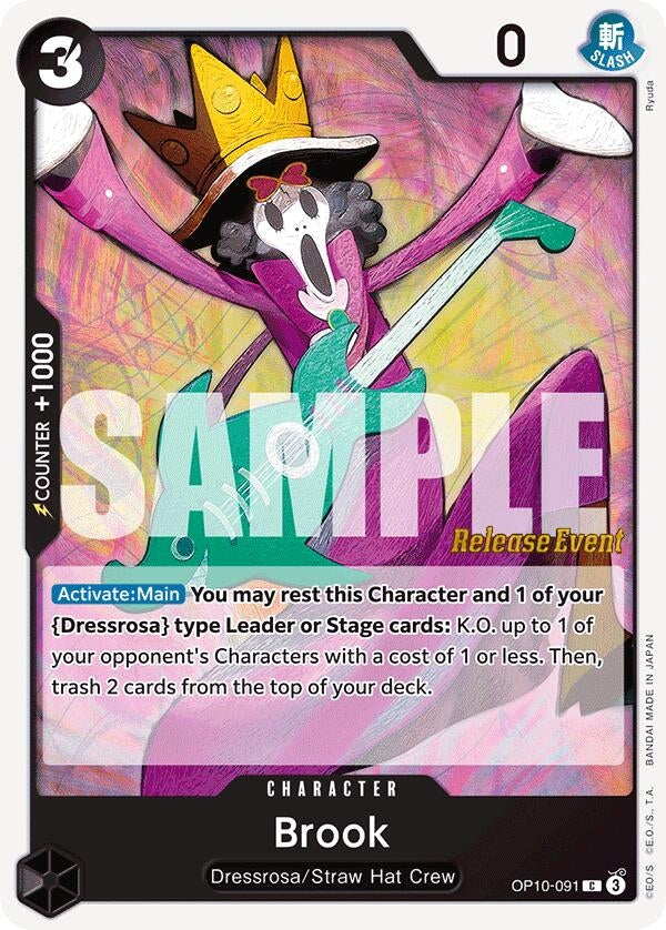 Image for Brook (091) (OP10-091) (Royal Blood Release Event Cards) - One Piece Card Game