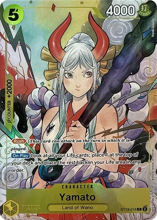Image for Yamato (Illustration Box Vol.1) (ST13-016) (One Piece Promotion Cards) - One Piece Card Game