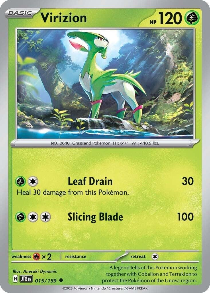 Image for Virizion (015/159) (SV09: Journey Together) - Pokemon