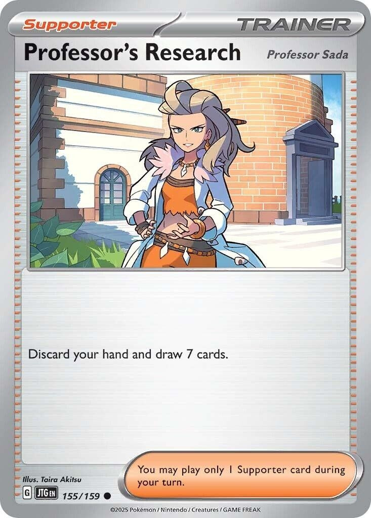 Image for Professor's Research (155/159) (SV09: Journey Together) - Pokemon