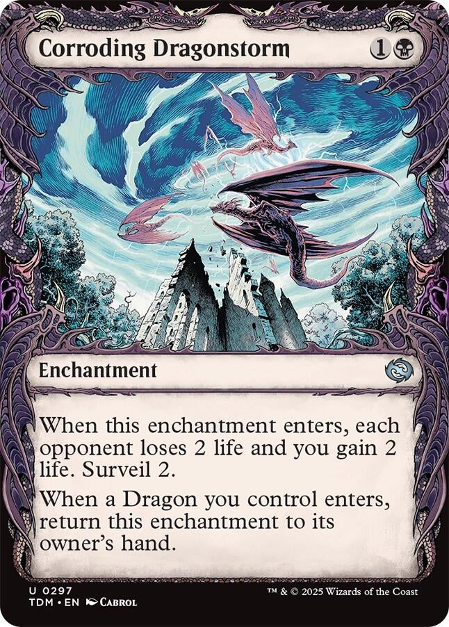 Image for Corroding Dragonstorm (Showcase) (297) (Tarkir: Dragonstorm) - Magic: The Gathering