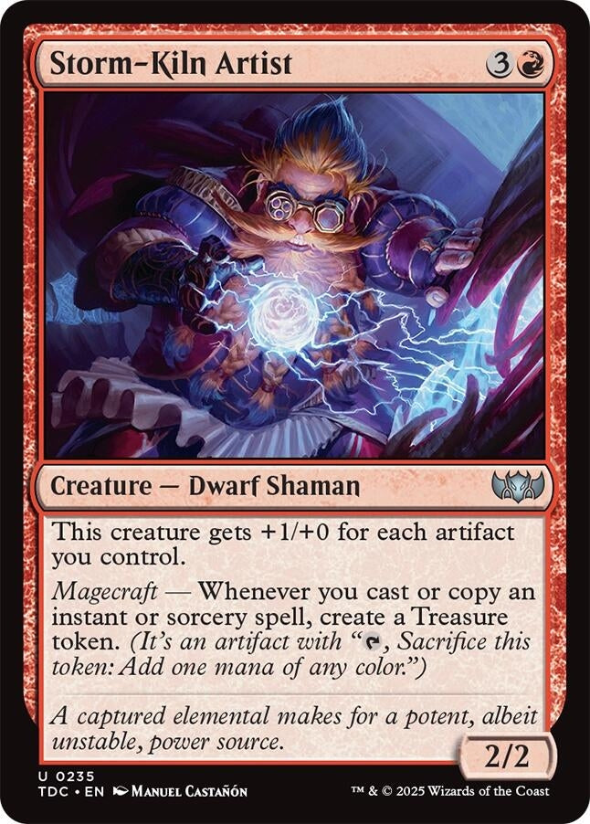 Image for Storm-Kiln Artist (235) (Commander: Tarkir: Dragonstorm) - Magic: The Gathering