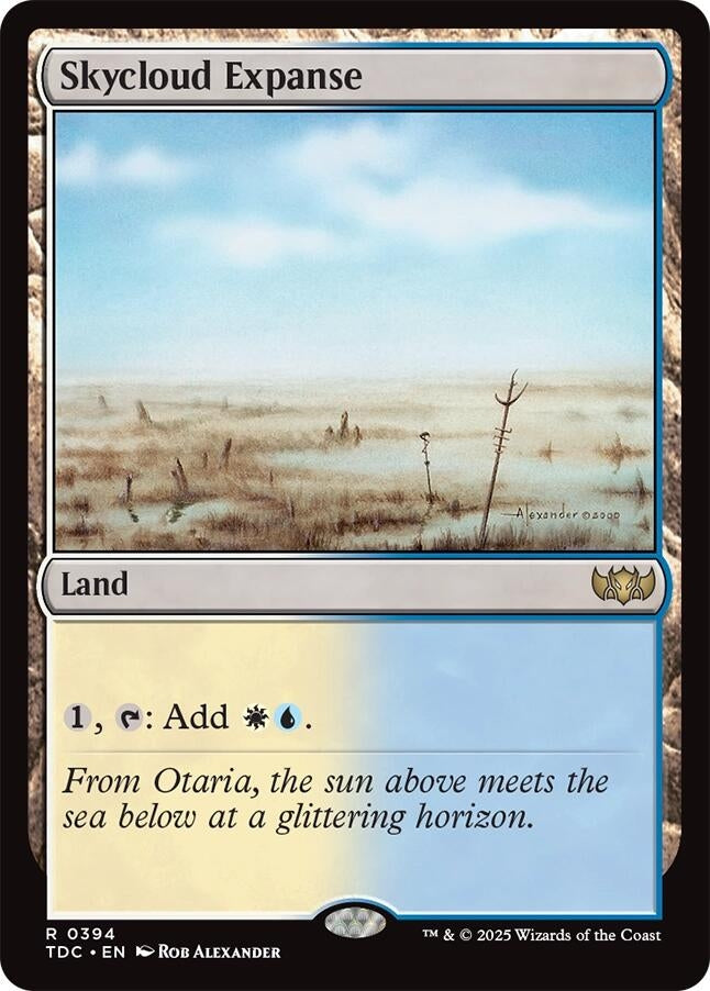 Image for Skycloud Expanse (394) (Commander: Tarkir: Dragonstorm) - Magic: The Gathering