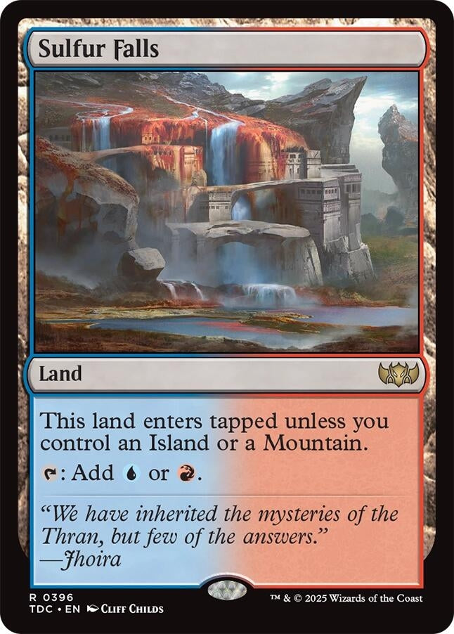 Image for Sulfur Falls (396) (Commander: Tarkir: Dragonstorm) - Magic: The Gathering