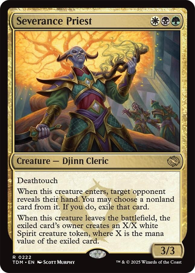 Image for Severance Priest (222) (Tarkir: Dragonstorm) - Magic: The Gathering