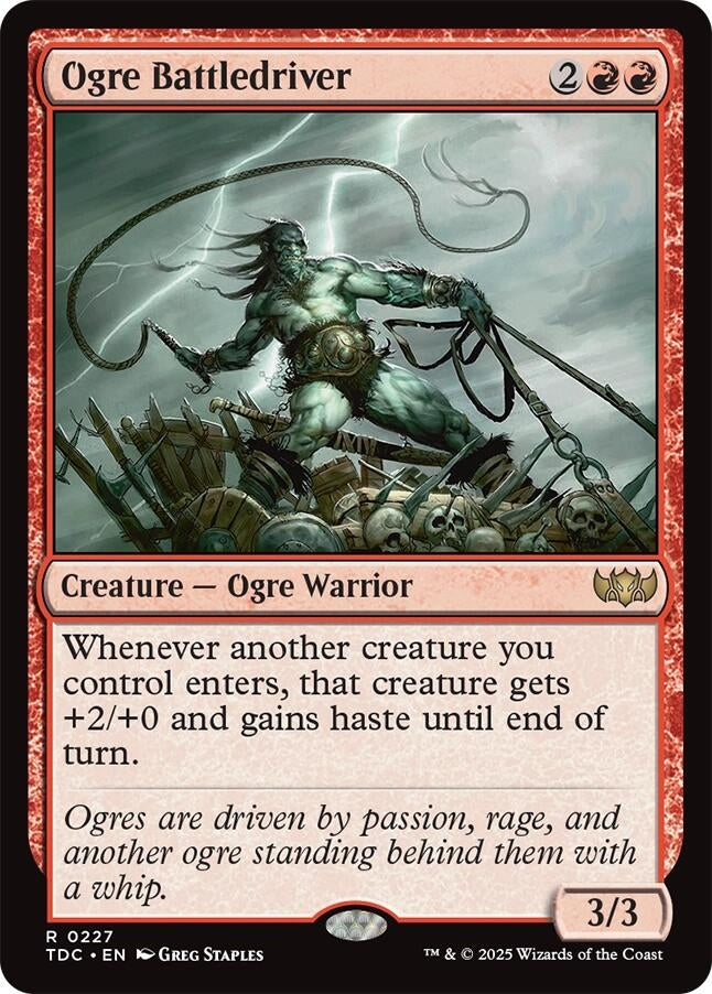 Image for Ogre Battledriver (227) (Commander: Tarkir: Dragonstorm) - Magic: The Gathering