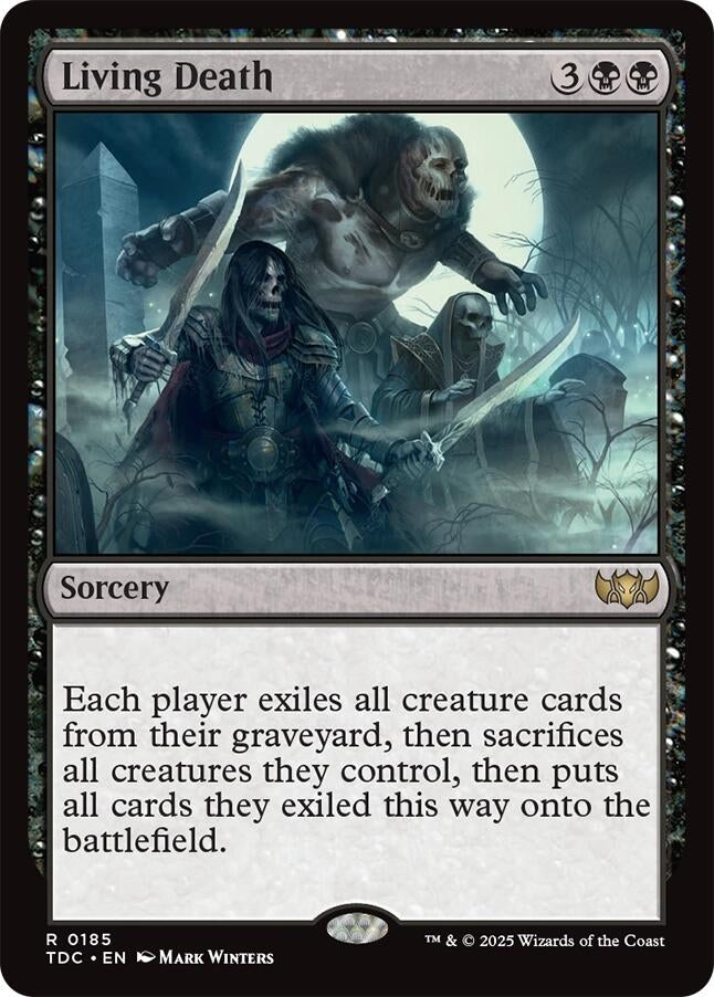 Image for Living Death (185) (Commander: Tarkir: Dragonstorm) - Magic: The Gathering