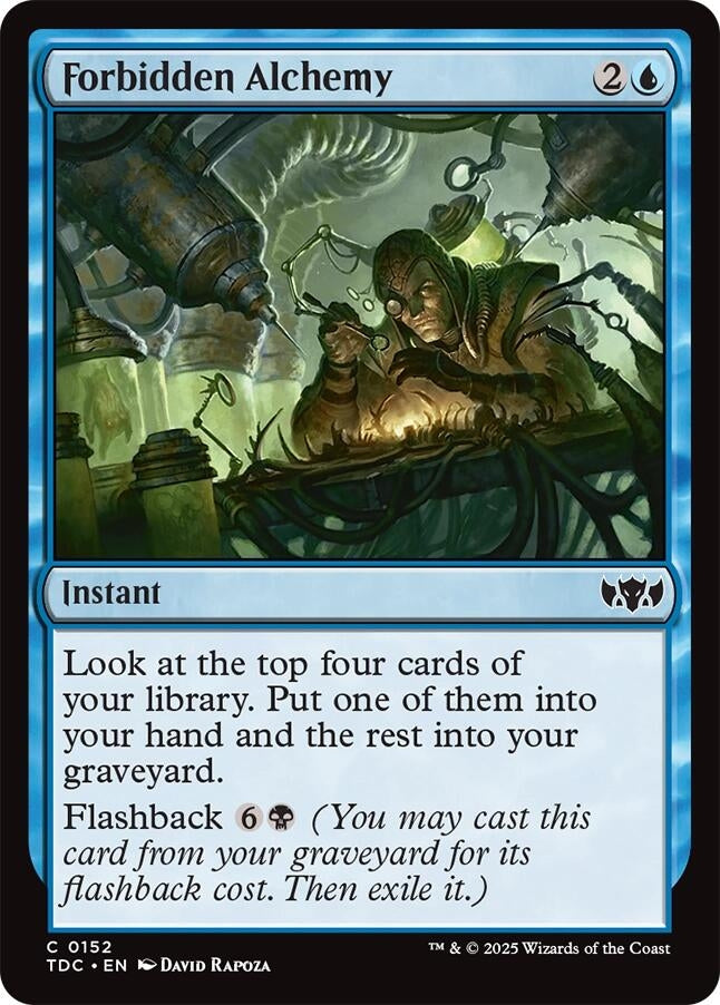 Image for Forbidden Alchemy (152) (Commander: Tarkir: Dragonstorm) - Magic: The Gathering