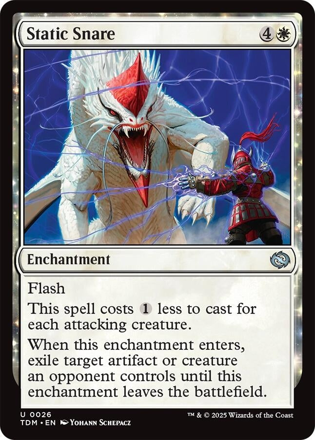 Image for Static Snare (26) (Tarkir: Dragonstorm) - Magic: The Gathering