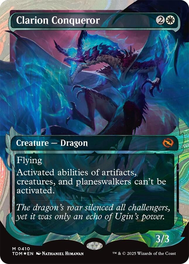 Image for Clarion Conqueror (Showcase) (Halo Foil) (410) (Tarkir: Dragonstorm) - Magic: The Gathering