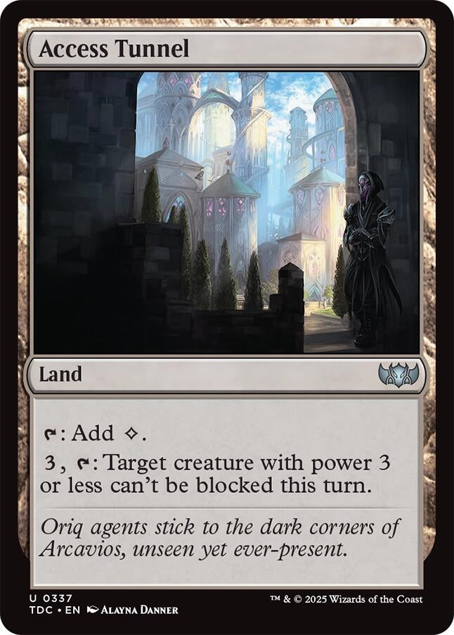 Image for Access Tunnel (337) (Commander: Tarkir: Dragonstorm) - Magic: The Gathering