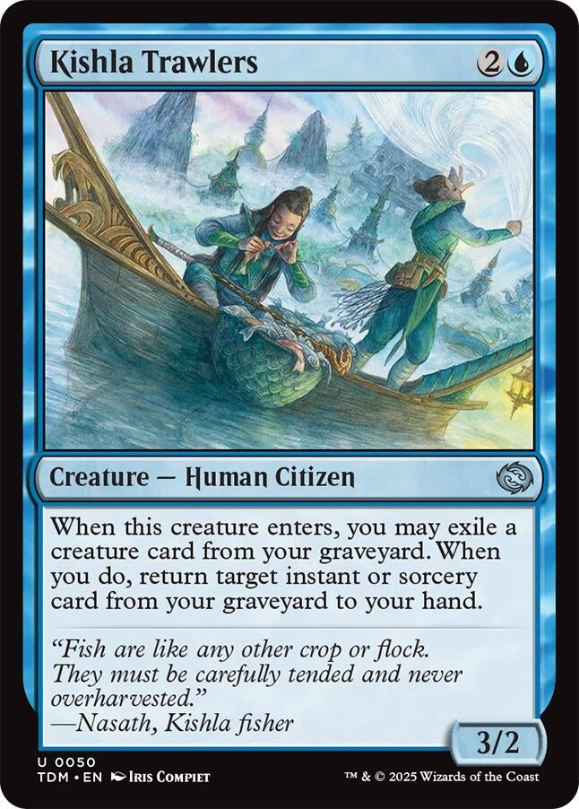 Image for Kishla Trawlers (50) (Tarkir: Dragonstorm) - Magic: The Gathering