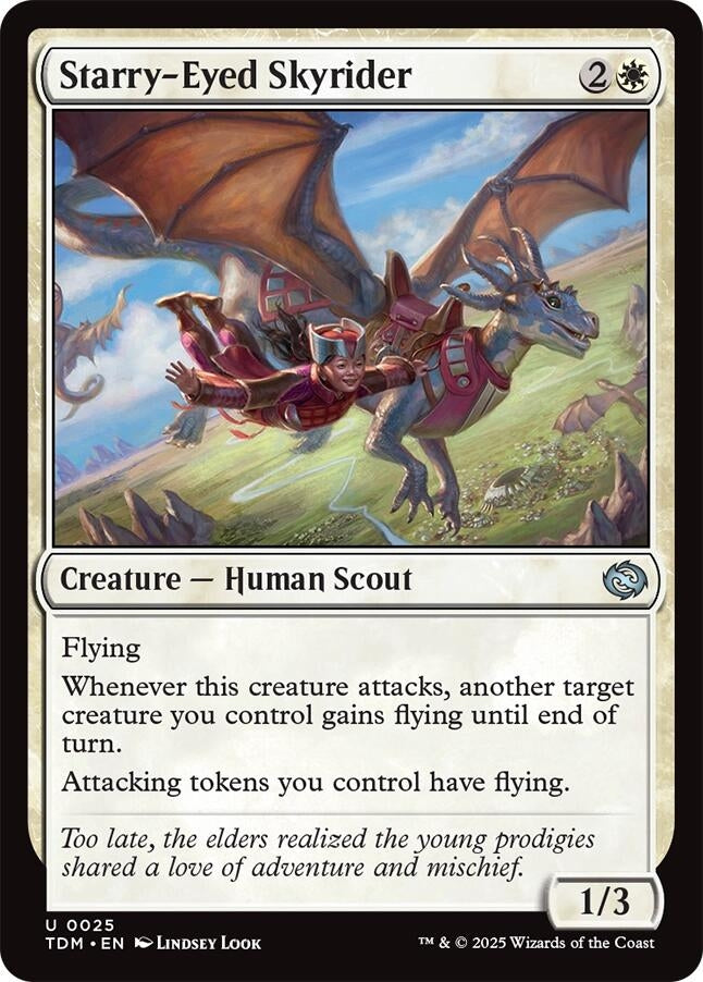Image for Starry-Eyed Skyrider (25) (Tarkir: Dragonstorm) - Magic: The Gathering
