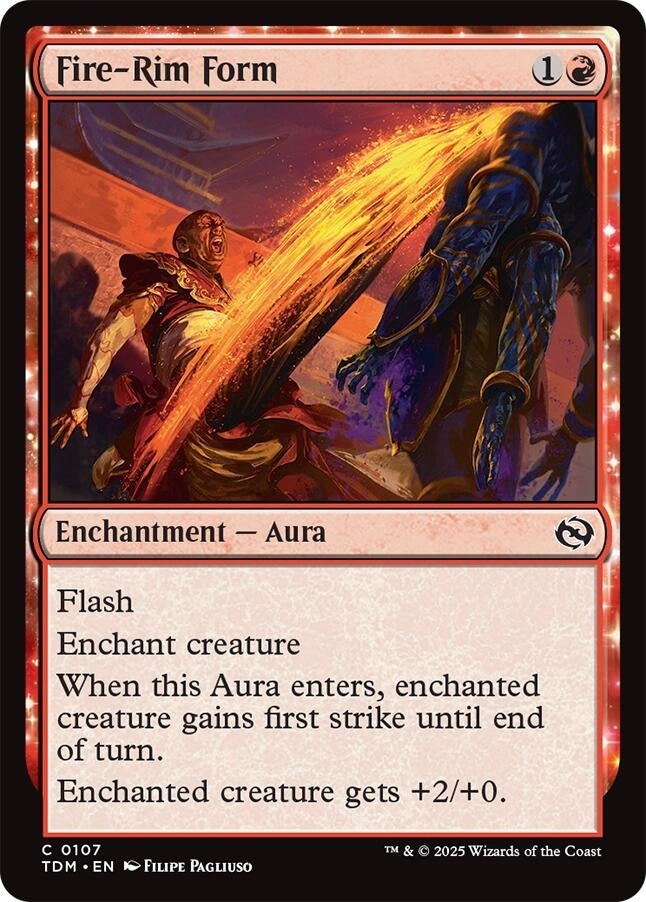 Image for Fire-Rim Form (107) (Tarkir: Dragonstorm) - Magic: The Gathering