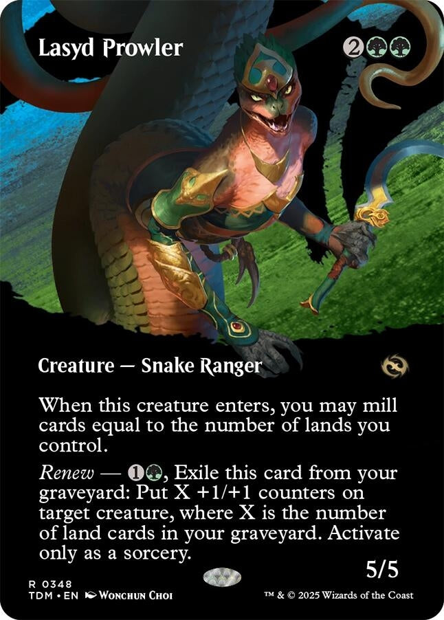 Image for Lasyd Prowler (Borderless) (348) (Tarkir: Dragonstorm) - Magic: The Gathering