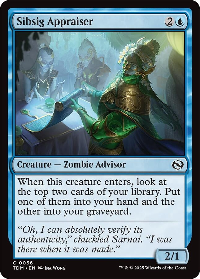 Image for Sibsig Appraiser (56) (Tarkir: Dragonstorm) - Magic: The Gathering