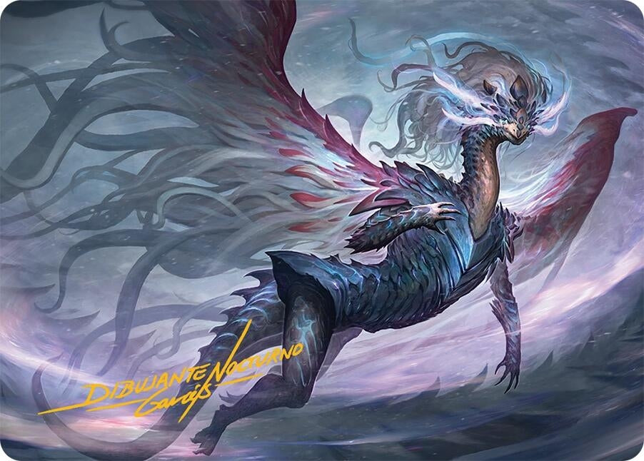 Image for Shiko, Paragon of the Way Art Card (37/54) (Gold-Stamped Signature) (37) (Art Series: Tarkir: Dragonstorm) - Magic: The Gathering