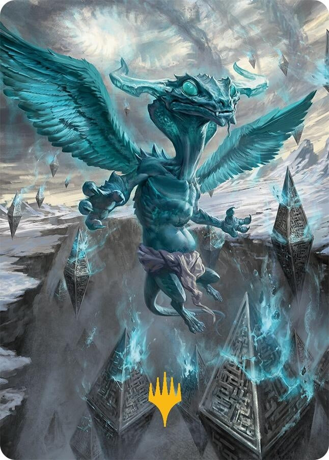 Image for Ugin, Eye of the Storms Art Card (47/54) (Gold-Stamped Planeswalker Symbol) (47) (Art Series: Tarkir: Dragonstorm) - Magic: The Gathering