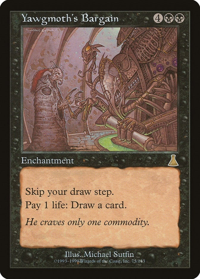 Image for Yawgmoth's Bargain (75) (Urza's Destiny) - Magic: The Gathering
