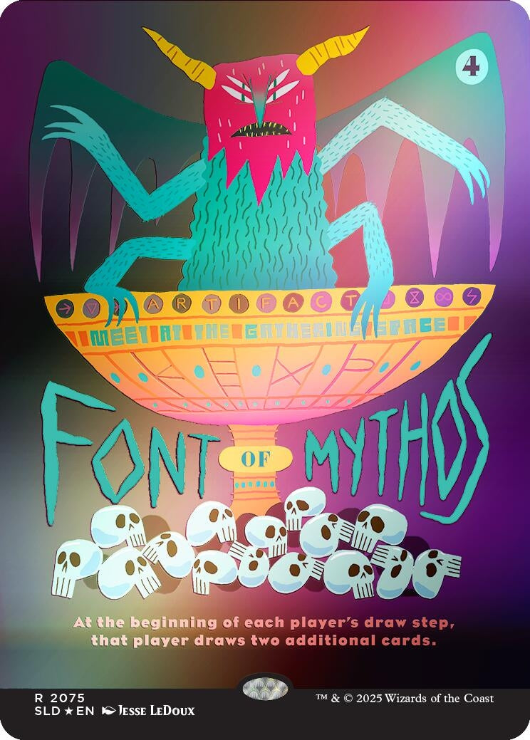 Image for Font of Mythos (Rainbow Foil) (2075) (Secret Lair Drop Series) - Magic: The Gathering