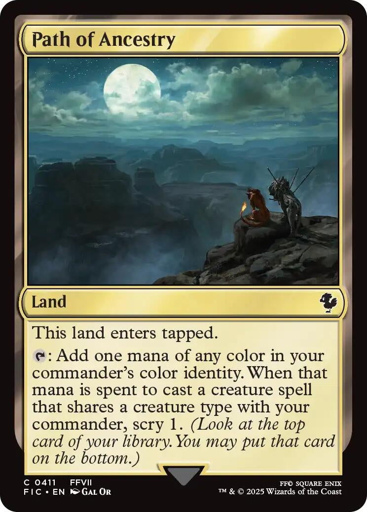 Image for Path of Ancestry (411) (Commander: FINAL FANTASY) - Magic: The Gathering