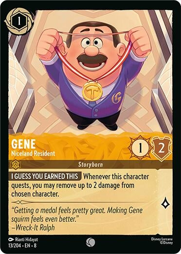 Image for Gene - Niceland Resident (13/204) (Reign of Jafar) - Disney Lorcana