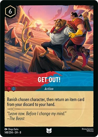 Image for Get Out! (148/204) (Reign of Jafar) - Disney Lorcana