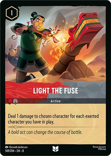 Image for Light the Fuse (149/204) (Reign of Jafar) - Disney Lorcana