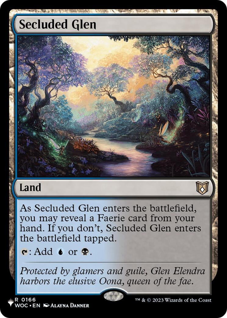 Image for Secluded Glen (166) (The List Reprints) - Magic: The Gathering