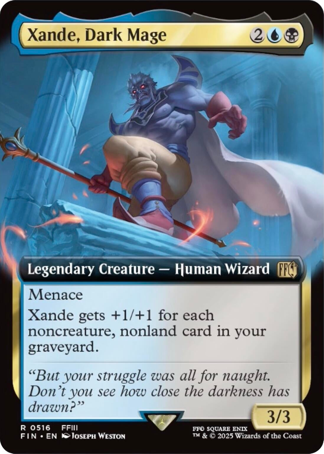 Image for Xande, Dark Mage (Extended Art) (516) (FINAL FANTASY) - Magic: The Gathering