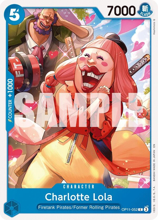 Image for Charlotte Lola (OP11-052) (A Fist of Divine Speed) - One Piece Card Game