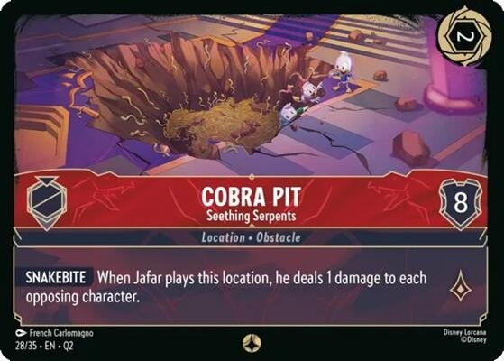 Image for Cobra Pit - Seething Serpents (28/35) (Illumineer's Quest: Palace Heist) - Disney Lorcana