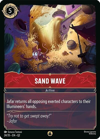 Image for Sand Wave (24/35) (Illumineer's Quest: Palace Heist) - Disney Lorcana