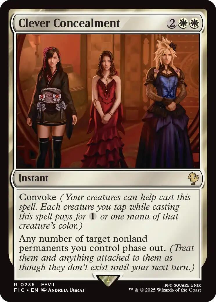 Image for Clever Concealment (Surge Foil) (236) (Commander: FINAL FANTASY) - Magic: The Gathering