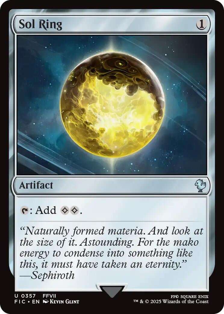 Image for Sol Ring (0357) (Surge Foil) (357) (Commander: FINAL FANTASY) - Magic: The Gathering