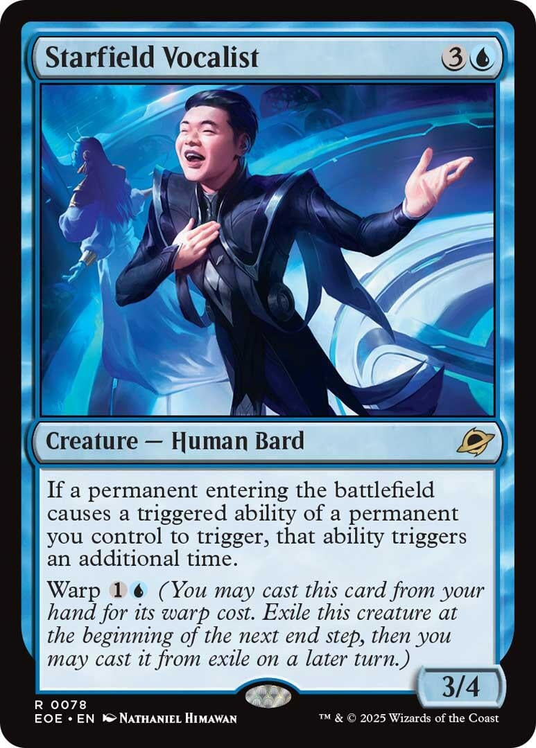 Image for Starfield Vocalist (78) (Edge of Eternities) - Magic: The Gathering