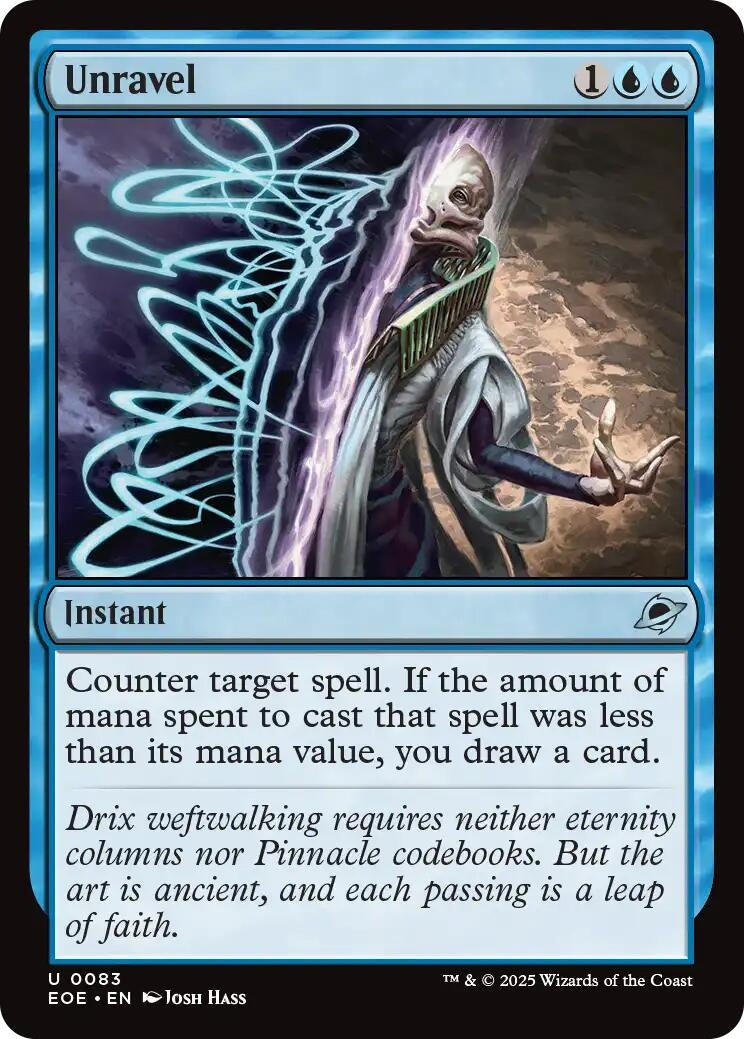 Image for Unravel (83) (Edge of Eternities) - Magic: The Gathering