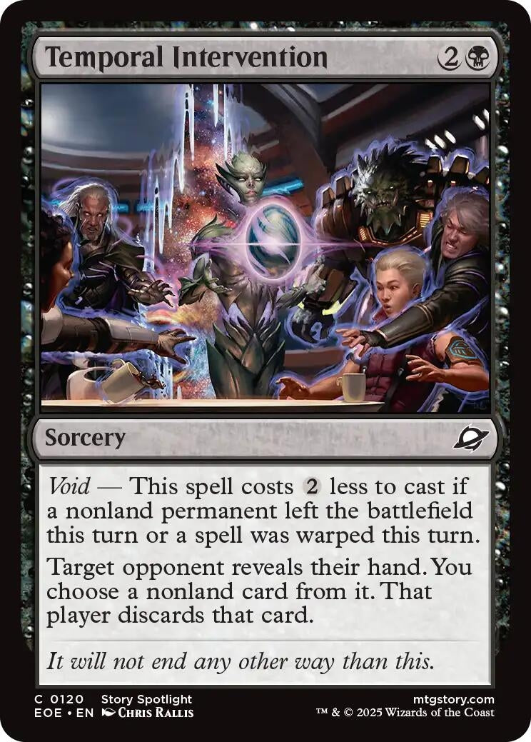 Image for Temporal Intervention (120) (Edge of Eternities) - Magic: The Gathering