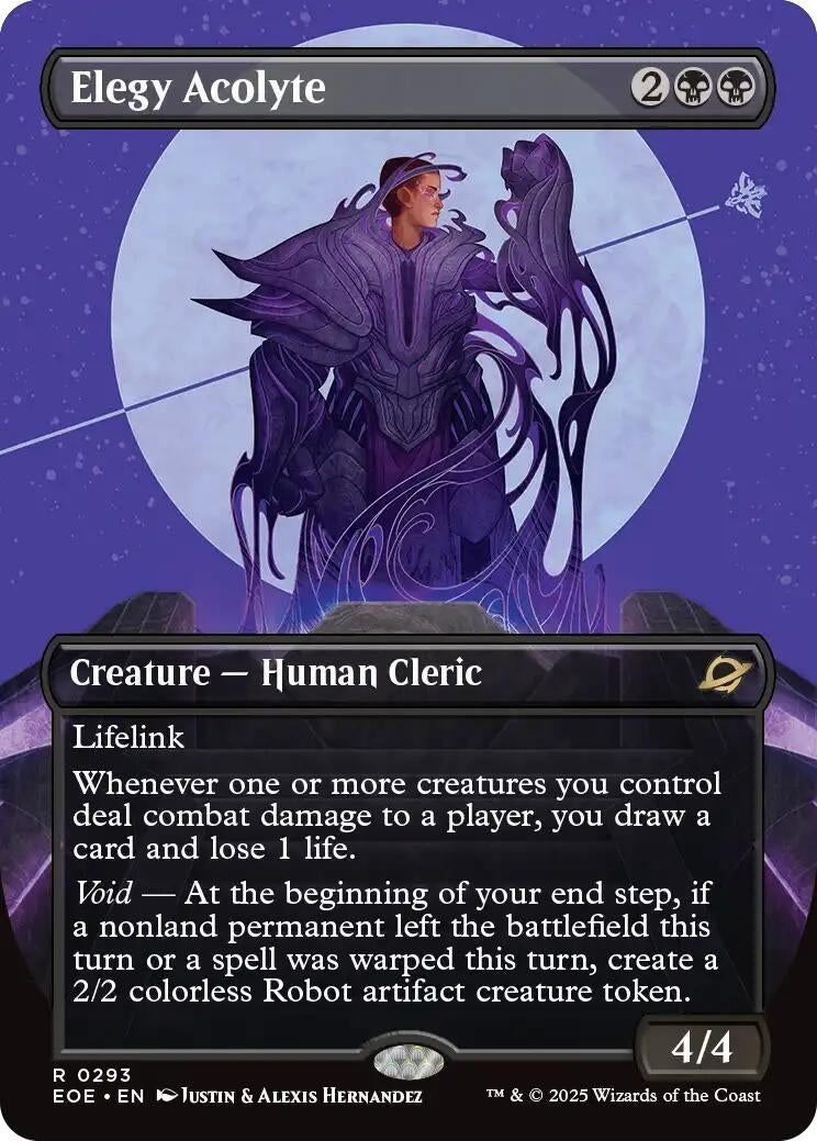 Image for Elegy Acolyte (Borderless) (293) (Edge of Eternities) - Magic: The Gathering