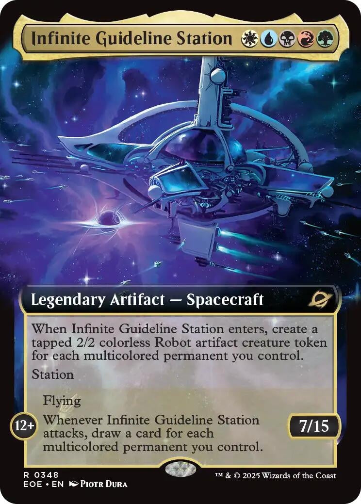 Image for Infinite Guideline Station (Extended Art) (348) (Edge of Eternities) - Magic: The Gathering
