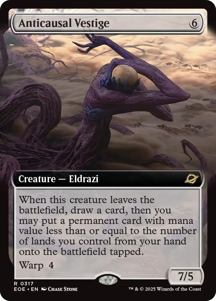 Image for Anticausal Vestige (Extended Art) (317) (Edge of Eternities) - Magic: The Gathering