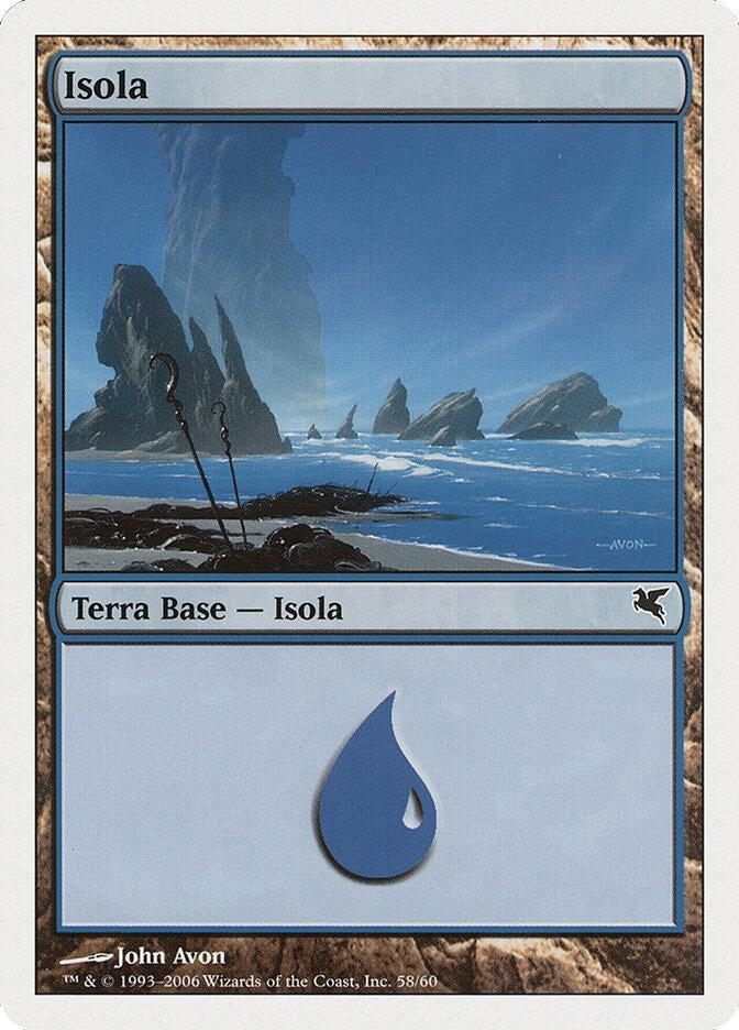 Image for Island (Italian) - "Isola" (H58) (H58) (Magic Encyclopedia 2005 (Salvat/Hachette)) - Magic: The Gathering