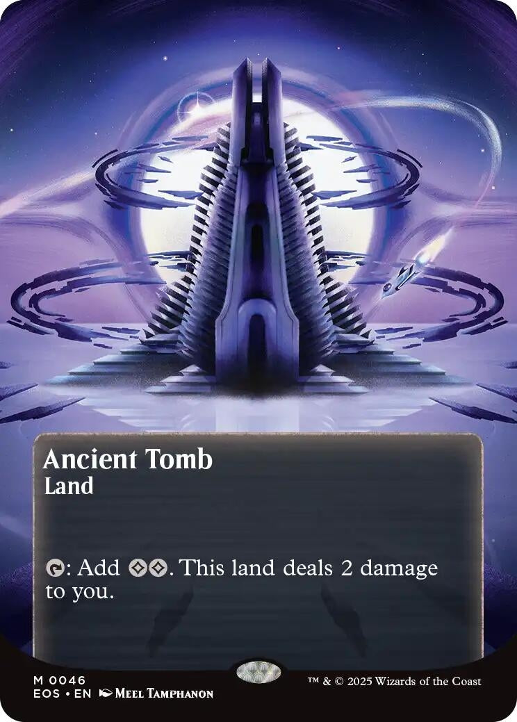 Image for Ancient Tomb (0046) (Borderless) (46) (Edge of Eternities: Stellar Sights) - Magic: The Gathering