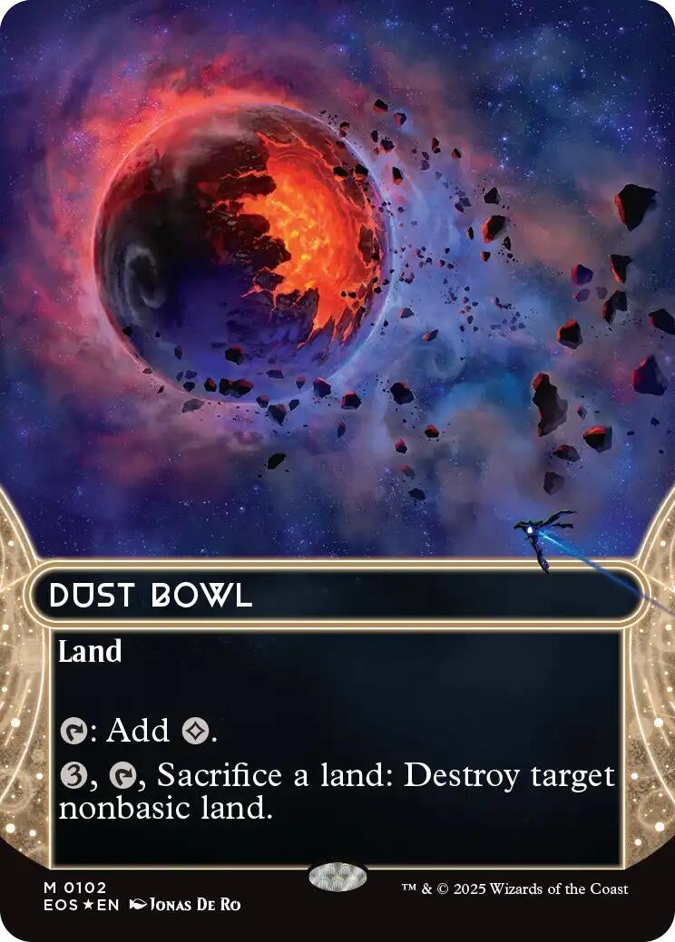 Image for Dust Bowl (0102) (Borderless) (Galaxy Foil) (102) (Edge of Eternities: Stellar Sights) - Magic: The Gathering