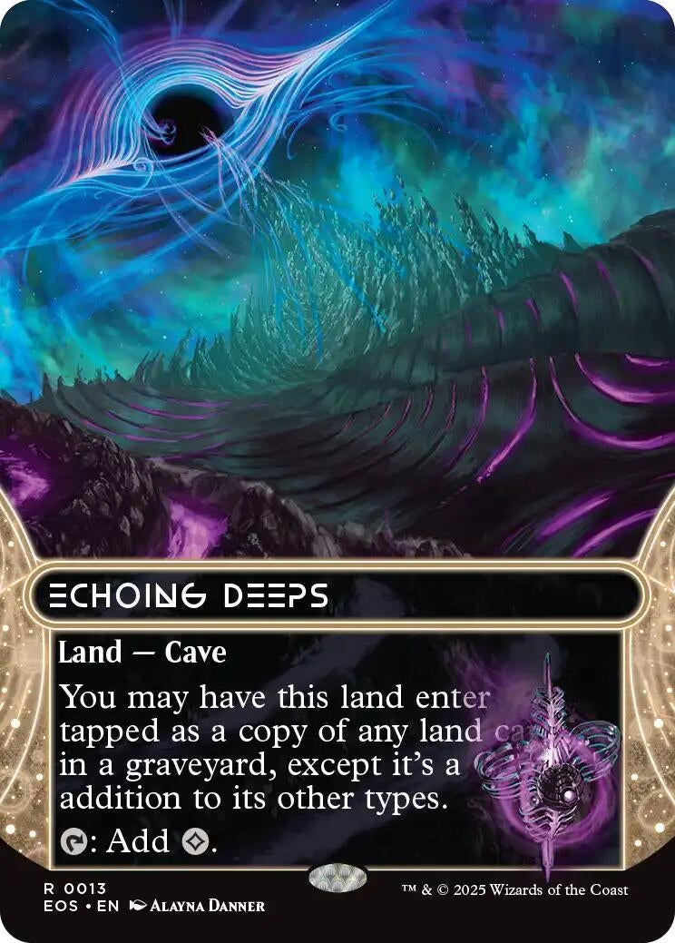 Image for Echoing Deeps (0013) (Borderless) (13) (Edge of Eternities: Stellar Sights) - Magic: The Gathering