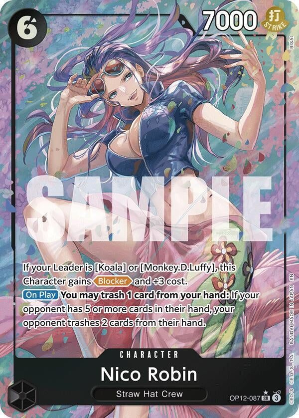 Image for Nico Robin (Alternate Art) (OP12-087) (Legacy of the Master) - One Piece Card Game