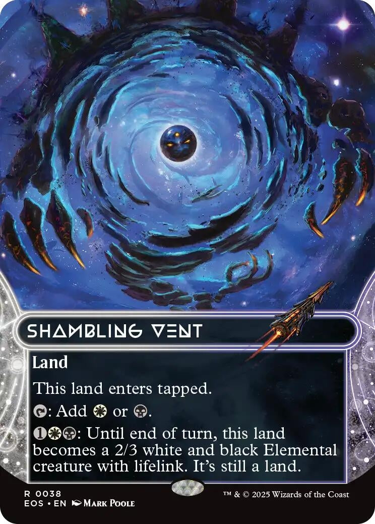 Image for Shambling Vent (0038) (Borderless) (38) (Edge of Eternities: Stellar Sights) - Magic: The Gathering